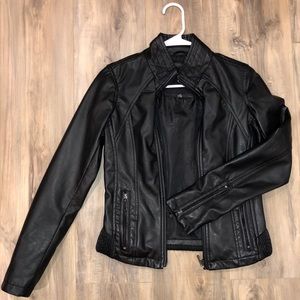 Black Vegan Leather Jacket
